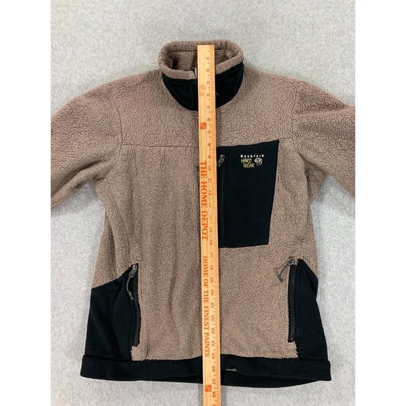 Mountain‎ Hardwear Monkey Fleece Full Zip Jacket (Women's Medium) Brown - Picture 9 of 12